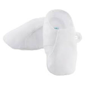 Feltman Brothers Newborn White Baby T-Strap Crib Shoes